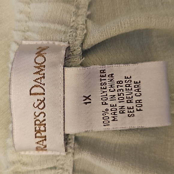 VINTAGE DRAPER'S & DAMON'S 3 PC SET BLAZER TANK TOP XL PANTS 1X POLKA-DOT - Picture 11 of 11